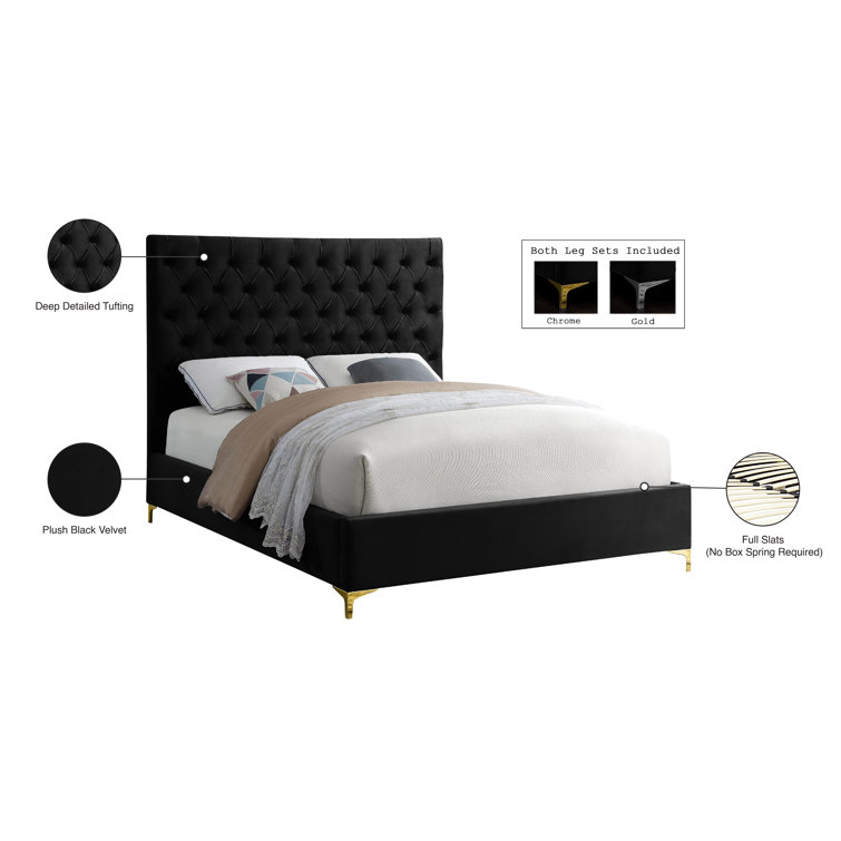 Dermott Upholstered Platform Bed